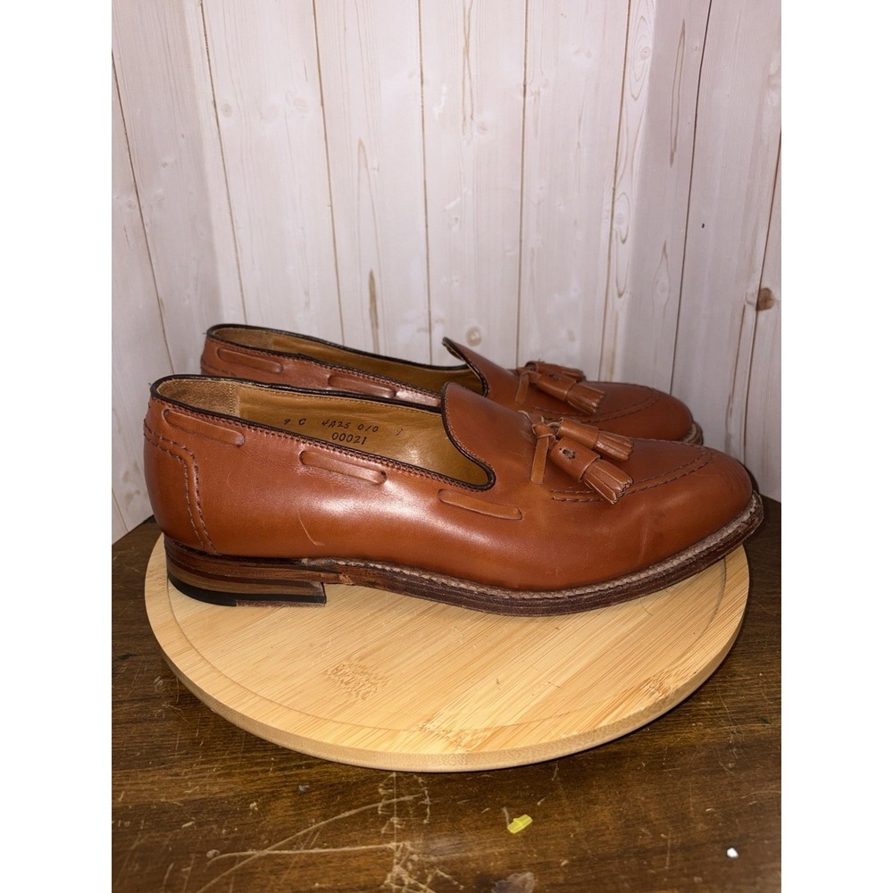 Alden For Brooks Brothers Tassel Loafers size 9 C Brown